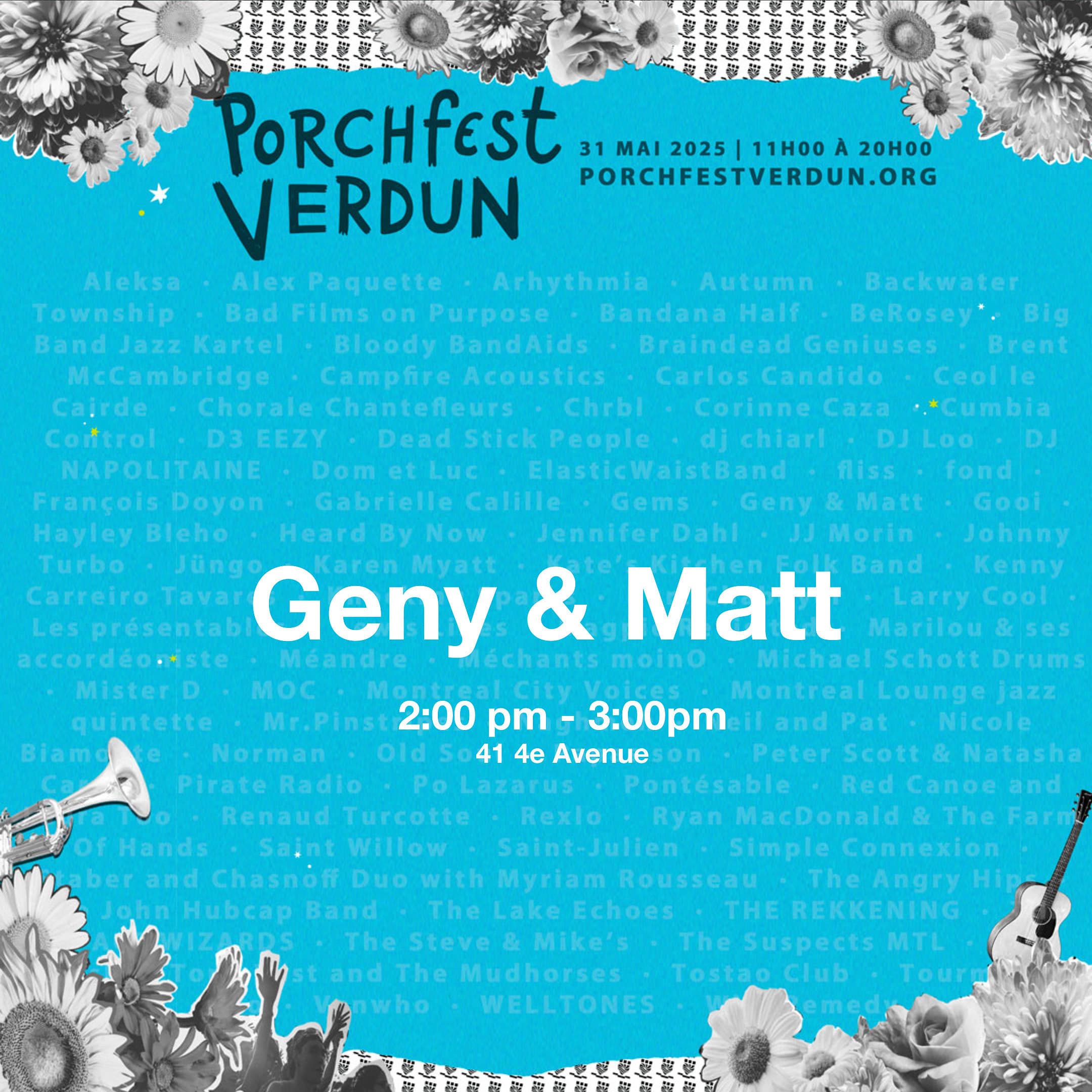Music show in Verdun Montreal